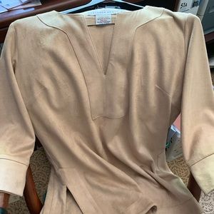 Faux suede Womens top worn once